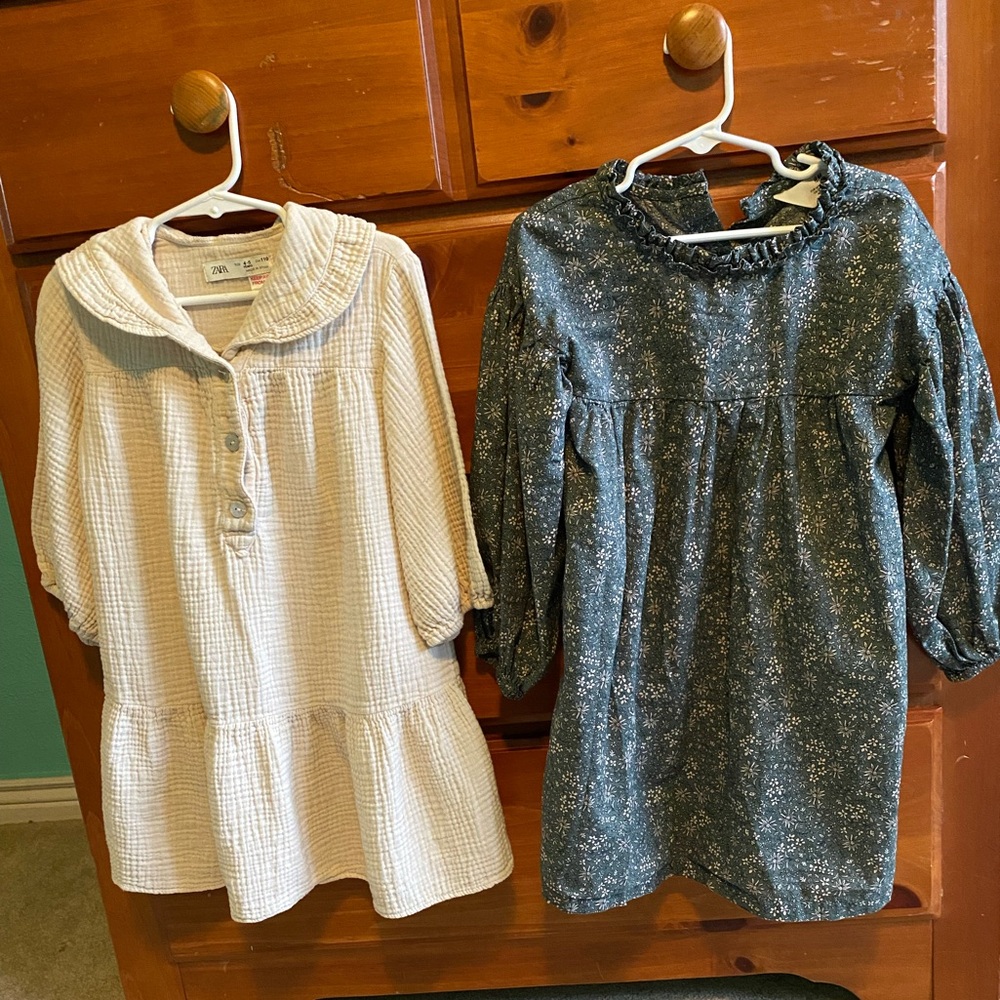 Bundle of 2 beautiful dresses - Zara and H&M size 110 4-5 years